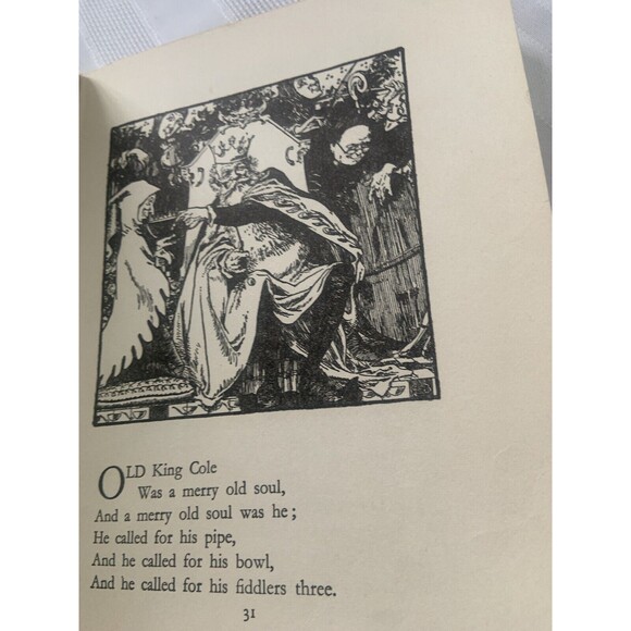 Vtg ‘The Nursery Rhyme Book’ by Andrew Lang Illust. By Leslie Brooke UK - Picture 3 of 10